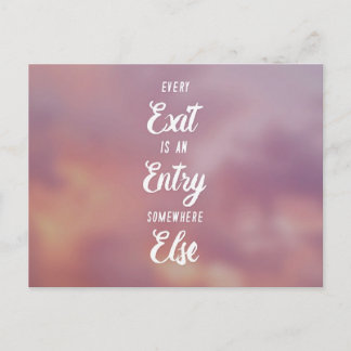 New Beginning Postcard