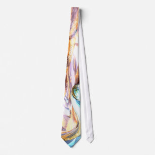 New Beginnings Abstract Tie