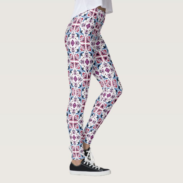New Beginnings Birthday Pretty Pattern Leggings (Right)