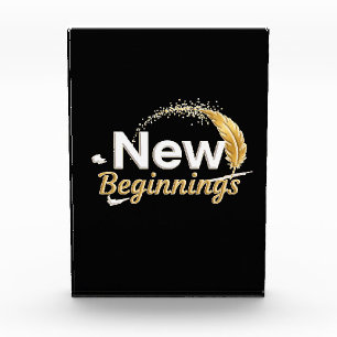 New Beginnings / Bloque de Acrílico  Photo Block