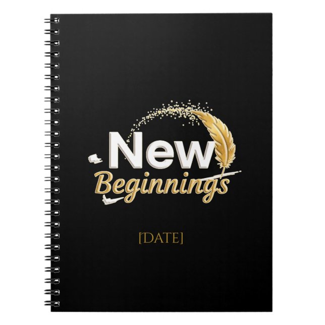 New Beginnings / Cuaderno Nuevos Comienzos Notebook (Front)