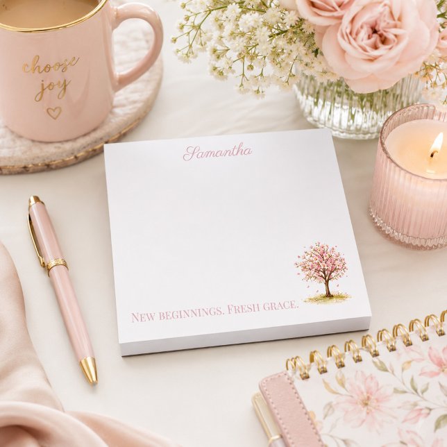 New Beginnings Fresh Grace Cherry Blossom Tree Post-it Notes (Creator Uploaded)