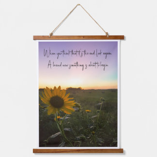 New Beginnings Hanging Tapestry