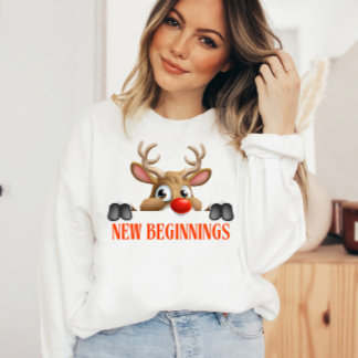 New Beginnings Happy Christmas Sweatshirt