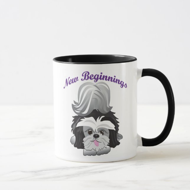 New Beginnings Happy Endings Mug (Right)