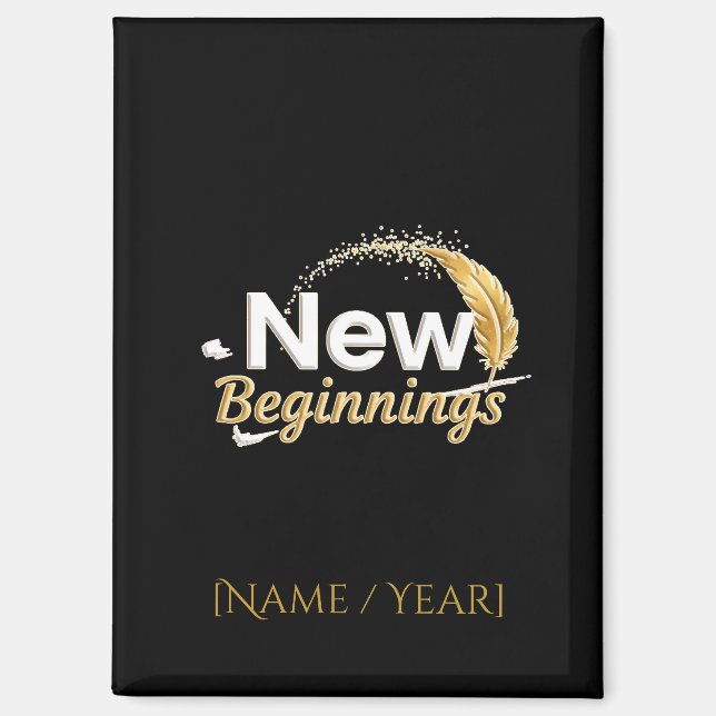New Beginnings / Imán Nuevos Comienzos Magnet (Front)