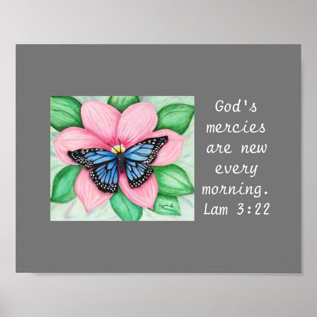 New Beginnings Inspirational Print (Front)