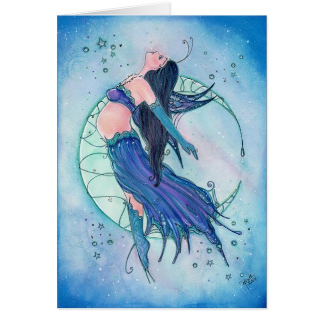 New Beginnings pregant fairy card By Renee L lavoi (Front)