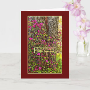 NEW BEGINNINGS/SPRING/RENEWAL/PINK AZALEAS CARD
