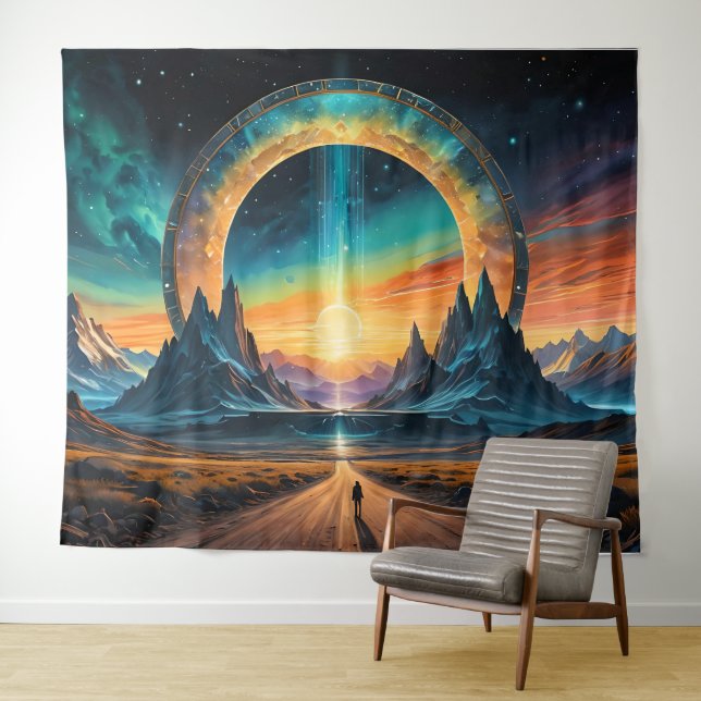 New Beginnings: Step Through a Stargate Tapestry (In Situ (Horizontal))