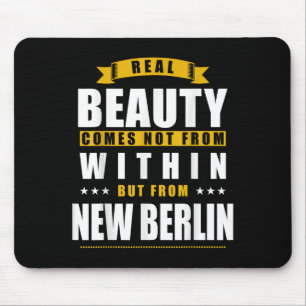 New Berlin - Funny D City Gift  Mouse Pad