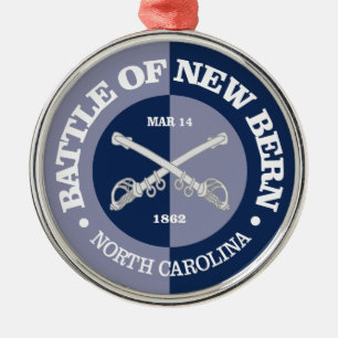 New Bern (B&G) Metal Ornament