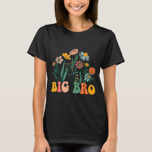 New Big Bro Wildflower First Birthday & Baby S T-Shirt