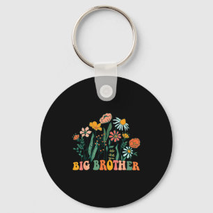 New Big Brother Wildflower First Birthday &amp; Ba Key Ring