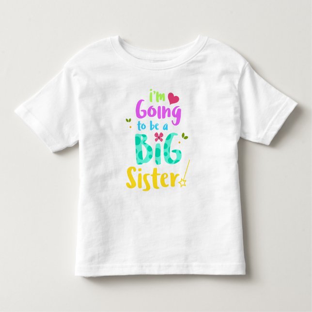 New Big Sister Baby Announcement Shirt (Front)