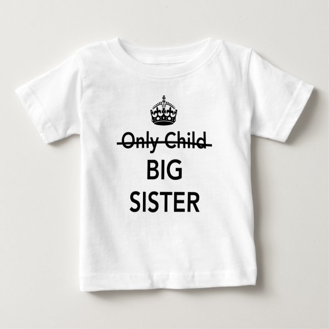 New Big Sister Baby T-Shirt (Front)