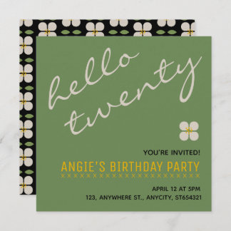 New Birthday Party Invitation | Custom Card