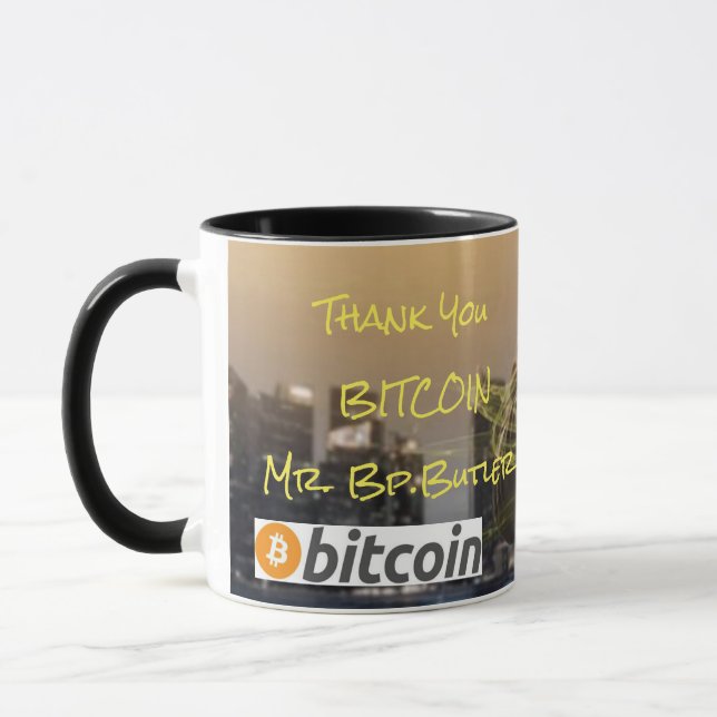 New Bitcoin LOGO Mug (Left)