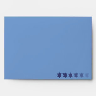 NEW Blue Envelope with stars