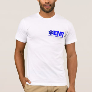 New Blue-lettered EMT duty-style shirt
