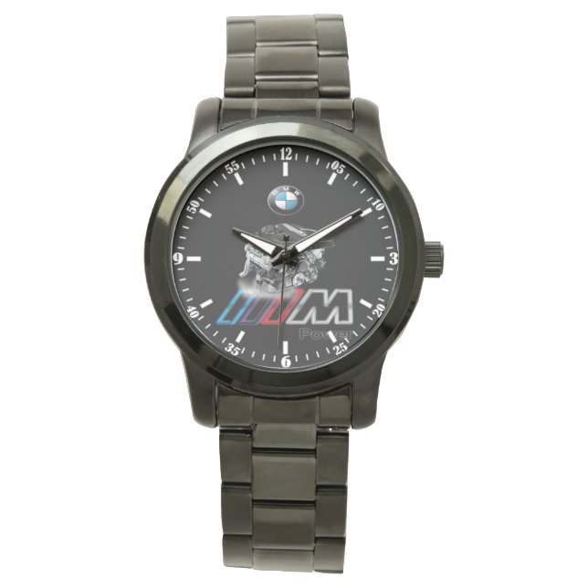 New Bmw M5 Engine Stainless Steel Quartz Watch (Front)