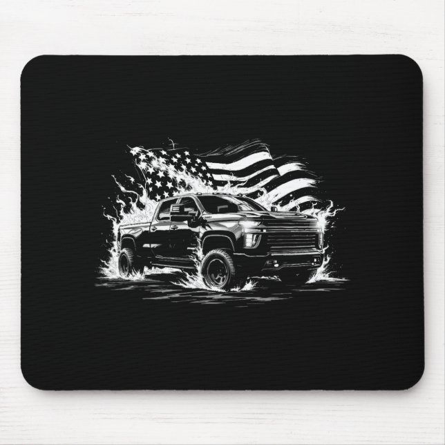 New Body Style Silverado Truck 2500 Crew Cab Patri Mouse Pad (Front)