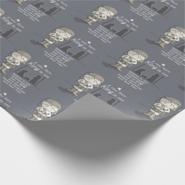 New Born King Wrapping Paper (Corner)