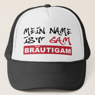New born leave / wedding trucker hat