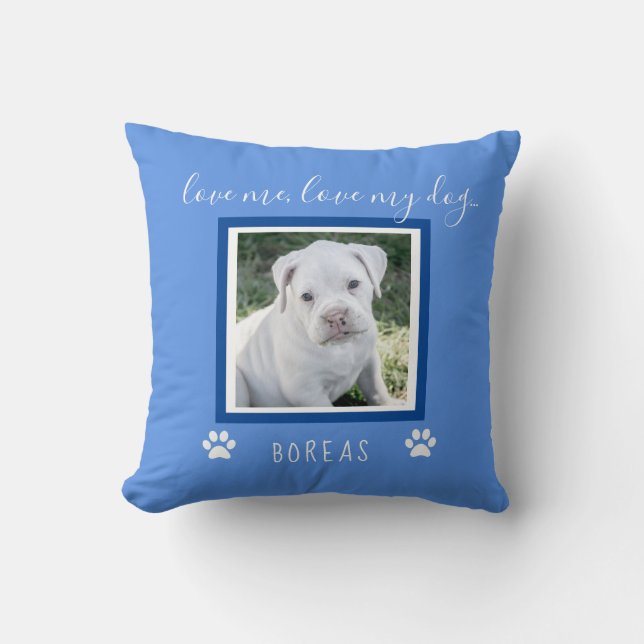 New Boxer Puppy  - Personalised Dog Gifts & Cushion (Front)