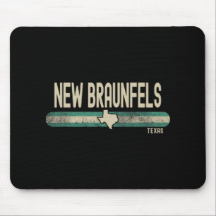 New Braunfels Tx Texas Travel & 80s Style Mouse Pad