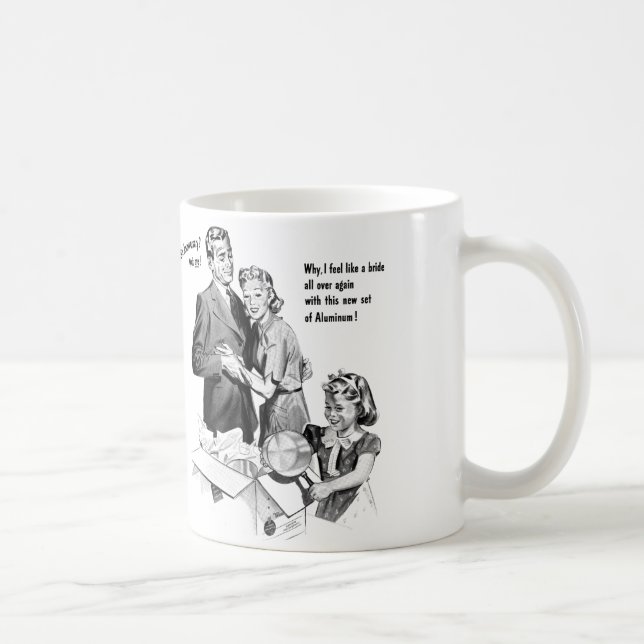 new bride aluminium coffee mug (Right)