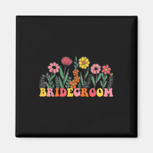 New Bridegroom Wildflower First Birthday & Bab Magnet