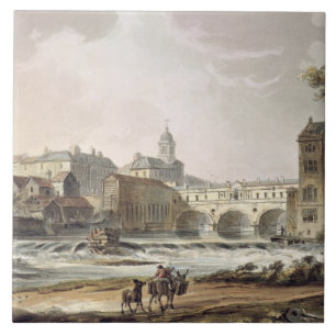New Bridge, from 'Bath Illustrated by a Series of Ceramic Tile