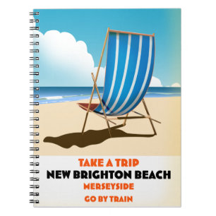 New Brighton Beach Merseyside Notebook