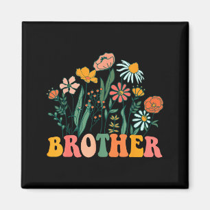New Brother Wildflower First Birthday &amp; Baby S Magnet