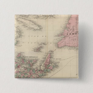 New Brunswick and Nova Scotia 15 Cm Square Badge