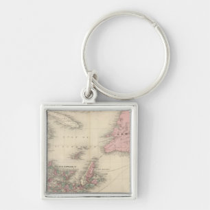New Brunswick and Nova Scotia Key Ring