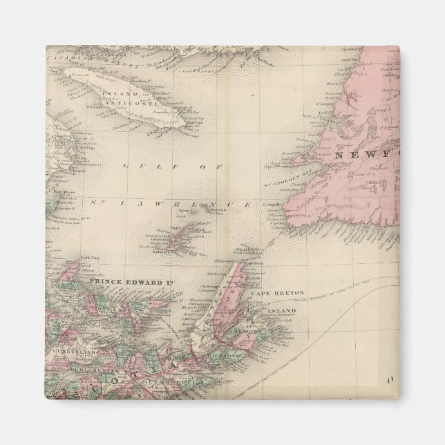 New Brunswick and Nova Scotia Magnet (Front)