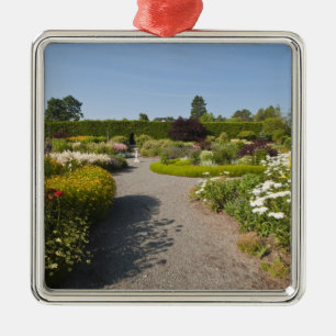New Brunswick, Canada. Kingsbrae Garden in St. Metal Ornament