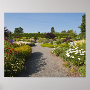 New Brunswick, Canada. Kingsbrae Garden in St. Poster