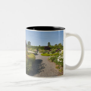 New Brunswick, Canada. Kingsbrae Garden in St. Two-Tone Coffee Mug