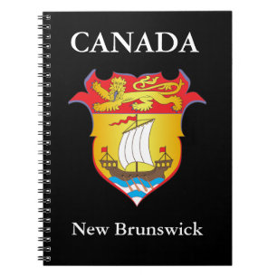 New Brunswick coat of arms Notebook