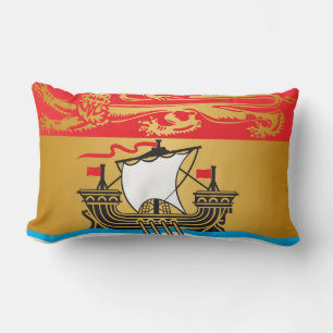 New Brunswick flag Lumbar Cushion