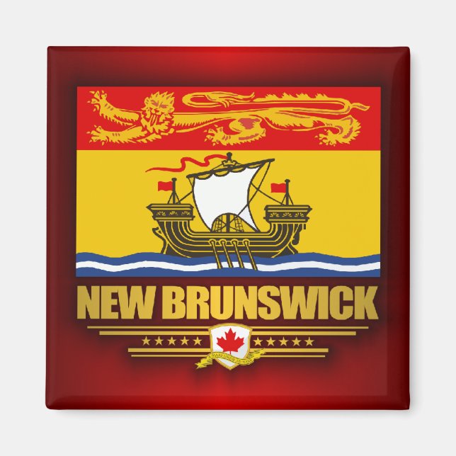New Brunswick Flag Magnet (Front)