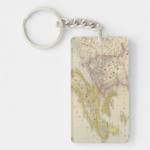 New Brunswick, Nova Scotia Key Ring