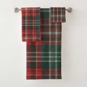 New Brunswick Provincial Tartan Bath Towel Set