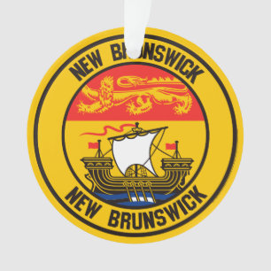 New Brunswick Round Emblem Ornament