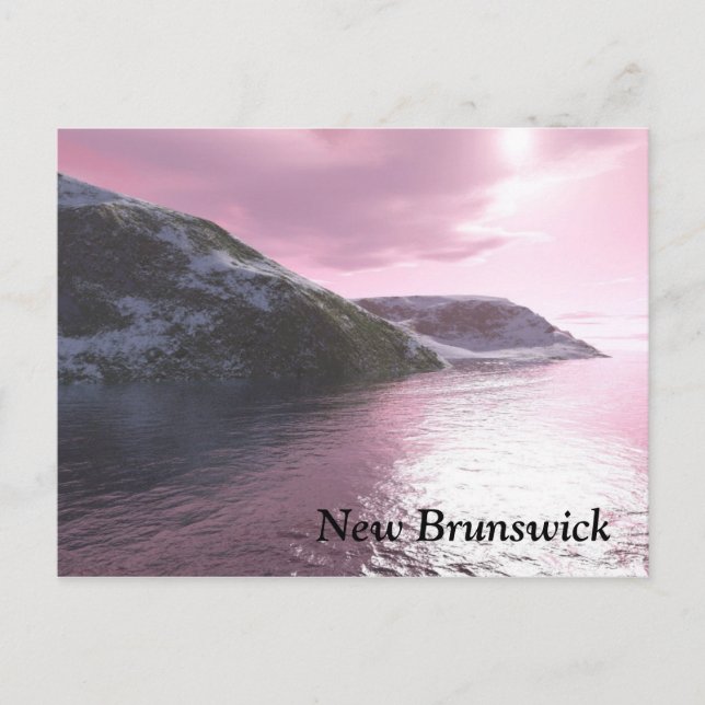 New Brunswick Sunrise Postcard by Tamara Ward (Front)