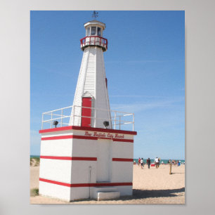 New Buffalo Lighthouse Poster
