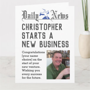 New Business - Starting New Business Card